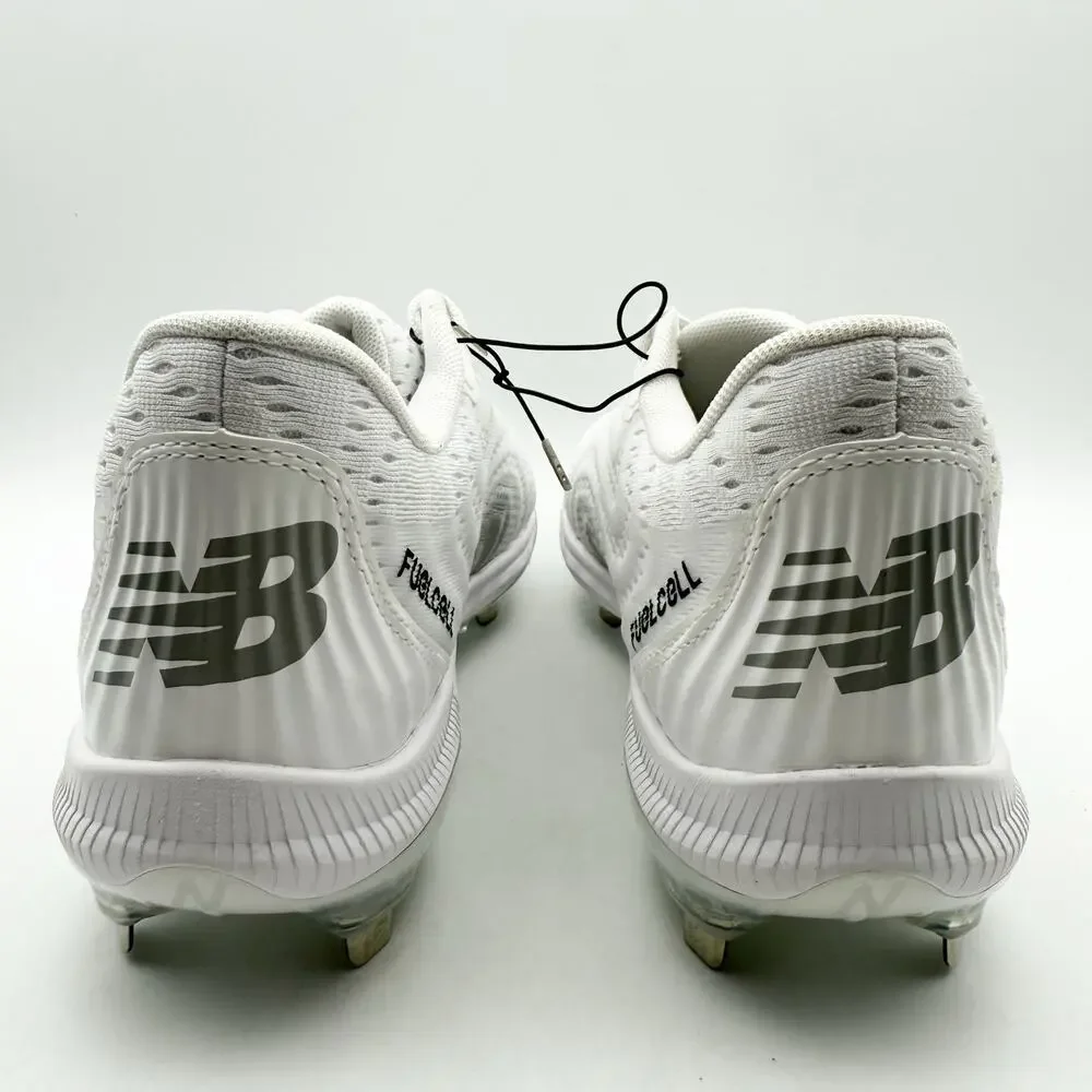 New Balance Mens FuelCell 4040v7 Baseball Cleats Size 14 White Black Metal NWOB